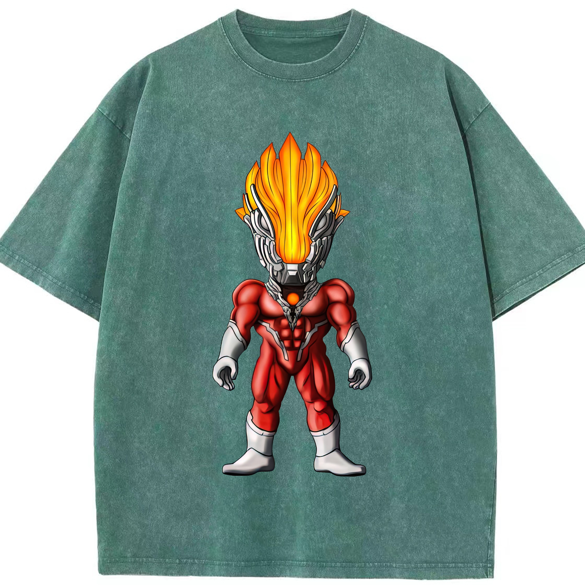 （画像用） ウルトラマン Ultraman 綿100% ヴィンテージ風 半袖Tシャツ（フロントプリント）